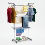 Amazon Basics Indoor Clothes Dryer Tower with Foldable Wings