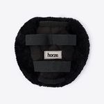 HORZE Narvik Faux-Fur Breastplate Pad - Black - One Size