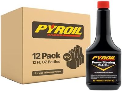 Pyroil Power Steering Fluid, Helps Reduce Whining & Wear, Conditions Seals and Hoses, for Approved Power Steering Systems, 12 FL Oz (Pack of 12) for use in Honda & Acura Vehicles Only