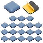 20 Pcs Furniture Sliders Square Self Adhesive Tiles, 25mm Chair Leg Glides, Heavy Furniture Glides for Pad Carpet Floor Easy Move