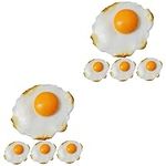 Vaguelly 8 Pcs Fake Fried Egg Model