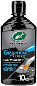 Turtle Wax 53838 Hybrid Solutions Graphene Acrylic Trim Restorer, Brings Dull Faded Exterior Plastic and Trim Back to Life Permanently, Protects from Future Damage, 10 oz