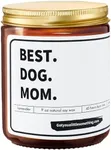 Dog Mom Gifts for Women - Funny Lavender Candle for Dog Moms - Gifts from Dog, Present Ideas for Dog Owners, Dog Lovers Birthday Gift for Her | Mothers Day Dog Mom Gift for Friends and Coworkers