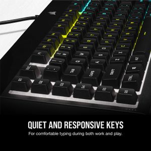 CORSAIR K55 RGB PRO Gaming Keyboard – Customizable Backlit Keys