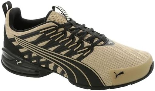 PUMA Men's Voltaic Evo Cross Trainer Sneaker, Prairie Tan-puma Black, 8.5