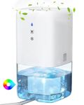 Trongle 1100ML Dehumidifiers, for Home Up to 280 sq.ft, with Auto-Defrost, Auto-off, LED Light, Quiet & Portable Mini Dehumidifiers for Bathroom, Bedroom, Basement, Kitchen, RV, Closet