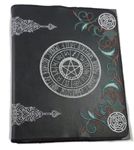 Wheel Of The Year Faux Leather Covered Ring Binder Wiccan, Pagan, Witch, Book of Shadows/Journal