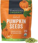 Viva Naturals Organic Pumpkin Seeds - Shelled, Unroasted & Unsalted Pumpkin Seeds Organic, Perfect for Salads, Trail Mix & Baked Goods - Good Source of Iron & Dietary Fiber - 2 lb (32 oz / 907 g)