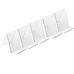 5 Pack Clear Show Rack Display Hold