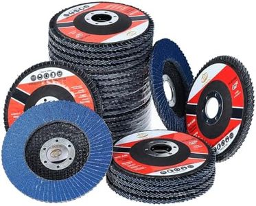 28 Pack 4 1/2 Inch Flap Disc Angle Grinder Sanding Disc Type 29 Flap Discs Premium High Density Jumbo 60 Grit Flap Sanding Disc