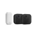 Blink Outdoor 4 camera – Wireless HD smart security camera, two-year battery life, enhanced motion detection, works with Alexa - 2 camera system with Sync Module Core incl. - IP65
