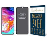 GlassVerse Ultra Privacy Tempered Glass For Samsung Galaxy A70 (PACK OF 1) with Free Installation Kit. (In-Screen FingerPrint Lock will not work with the Privacy Guard because of it's Spy Coating)- 6.7 inch