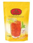 Cha Tra Mue 3 in 1 Instant Thai Boba Iced Tea Mix Powder, Lemon Tea 1 x 500 g (Pack of 1)