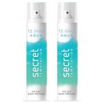 Secret Temptation Te Amo Aqua Perfume Body Spray Combo for Women, Pack of 2 (120 ml each)