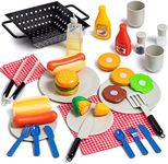 Play-Act 27 PCS Kids BBQ Grill Play