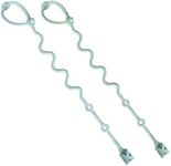 Baby Spoons Holder Strap Pacifier Clip Highchair Accessories-Gelinor First Stage Baby Led Weaning Feeding Supplies(Green and Blue)-No Spoons