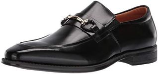 Stacy Adams Men's Pierce Moe-Toe Slip-on Penny Loafer, Black, 9