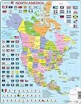 Larsen Puzzles North America Map 70