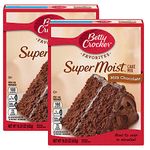 Betty Crocker Supermoist Milk Chocolate Cake Mix, 2 x 432 g