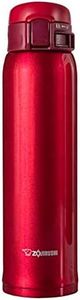 ZOJIRUSHI 20-Ounce/ 600 ml Garnet Red Stainless Mug, SM-SE60 RZ, 600 ml / 20-Ounce