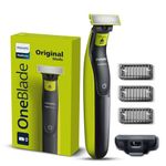 Philips OneBlade Turbo2X Hybrid Trimmer & Styler|Perfected for Skin Comfort|Dual Protech Tech|Suits all skin types & beard thickness, Wet & Dry Use| QP 2724/10