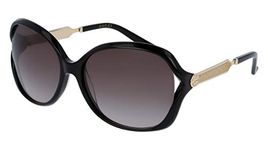 Gucci Women's Gg0076s-002, Black, 60-16-130
