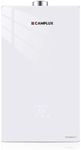 CAMPLUX Climatech 7 Tankless Water Heater Gas 5.28 GPM Up to 6 GPM, 132,000 BTU On Demand Instant Tankless Gas Hot Water Heater Natural Gas, Indoor Installation, White, CA528W