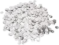 Shanbor Belly Dance Costume Coins, Exquisite Dancing Disc for DIY Costume(Silver (Bird Coin))