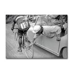 Vintage Black and white bicycle Photography Canvas Art,France Cycling Race Poster Black White,Canvas Painting Bike Sport Prints Wall Art Picture Living Room Home Decor (Cycling Race Poster5, 12