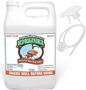 Bed Bug Patrol Natural Bed Bug Killer Spray, Child & Pet Friendly, Non-Toxic, Suitable for Home, Office, Vehicles, Mattresses & Furniture, 1 Gallon - 128oz (Refill) - Bug Spray Bed Bug Spray - Bug Bye