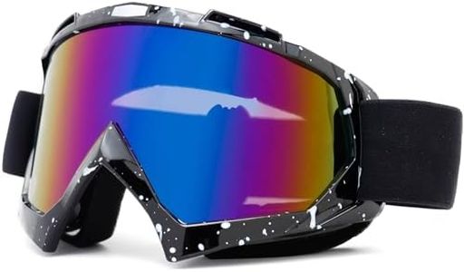 AVV Motorcycle Goggles for Men Women - Windproof ATV Dirt Bike Goggle, Anti UV Off-road Glasses For Riding MTB Motocross