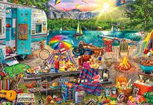 Buffalo Games - Aimee Stewart - Family Campsite - 2000 Piece Jigsaw Puzzle