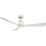 Fanimation Fans Canada FPD8534BN Kute - 52 Inch Ceiling Fan, Brushed Nickel Finish with Brushed Nickel Blade Finish