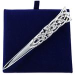 Celtic Knot Pewter Kilt Pin