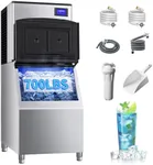 GDNWDEDI Commercial Ice Maker Machine 700LBS/24H, 440LBS Storage