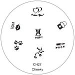 CH27 Professional Nail Art Salon Quality Stamp Template/Stamping Stencil/Image Plate With New Designs By VAGA