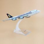 Toys uncle Diecast Aeroplane Scale Model, 16 Cm: (A380 Singapore), Multicolor