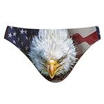 Men's Swimsuit Eagle American Flag 