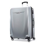 Samsonite Winfield 3 DLX Hardside Expandable Luggage with Spinners, Silver, Carry-On 20-Inch, Winfield 3 DLX Hardside Expandable Luggage with Spinners