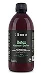 Detox Cleanser & Drainer, with Papaya, Horsetail, Dandelion, Artichoke, Mate Herb, Guarana, Matcha Tea and Prebiotics, 500 ml | Fluid Retention | Vegan, Non-GMO, GMP | Zenement