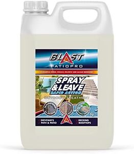 Spray & Leave Wet n Forget Rapid Action Outdoor Treatment | Moss, Mould, Mildew, Lichen, Algae Remover | Decking, Driveways, Rooftops, Path and Patio Cleaner - 5 Litre (Packaging may vary)