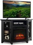 GOFLAME Corner Fireplace TV Stand f