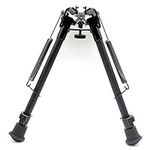 Trirock 9-13 Inches Rifle Bipod with Solid Sling Stud Mount