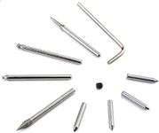 10PCS Engraver Diamond Point Tungsten Carbide Steel Bits & Spare Parts Set for UTOOL Engraving Tool