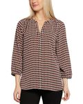 NYDJ Women's Pintuck Blouse, Darby Peaks, M