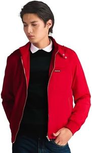 Members Only Men's Classic Iconic Racer, Slim Fit Jacket (Red, 2XL)