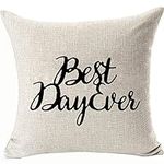 DecFure Best Day Ever Cushion Cover