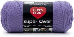 Red Heart Super Saver Yarn-Lavender, Acrylic, 11.67 x 27.4 x 11.67 cm