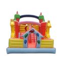 Party Craz - Multicolor Balloon Bouncy Playhouse Castle Inflatable Bouncer for Kids Bounce House with Air Blower (12 x 18 Feet)