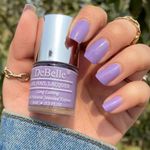 Debelle Gel Nail Polish Blueberry Crepe (Lavender Nail Paint)|Non Uv - Glossy Finish |Chip Resistant | Seaweed Enriched Formula| Long Lasting|Cruelty And Toxic Free| 8Ml